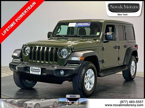 Used 2023 Jeep Wrangler Unlimited Sport w/ Sun And Sound Package AWD/4WD image 4