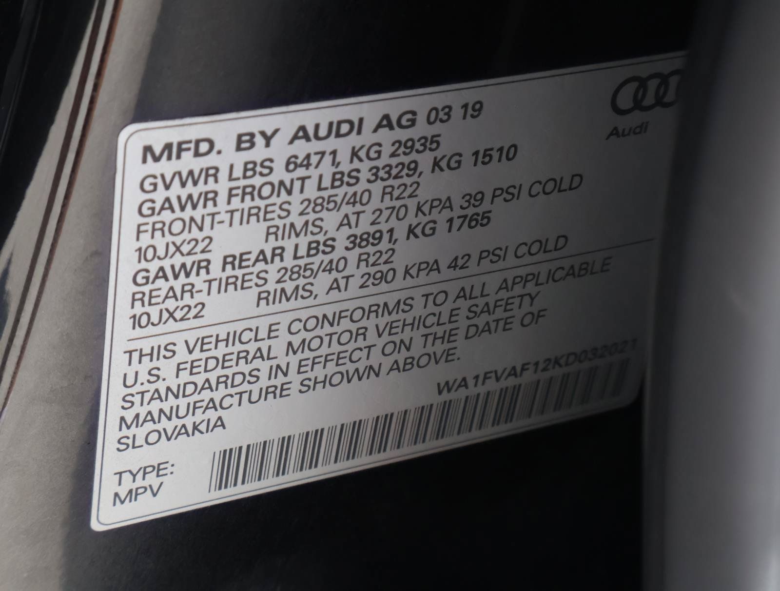 Used 2019 Audi Q8 Prestige w/ Year 1 Package AWD/4WD image 22