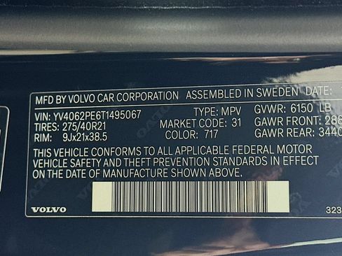 Used 2026 Volvo XC90 B6 Plus w/ Protection Package Premier AWD/4WD image 50