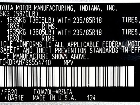 Certified 2025 Toyota Highlander LE FWD image 26