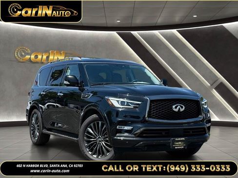 Used 2021 INFINITI QX80 Premium Select w/ Cargo Package AWD/4WD image 3
