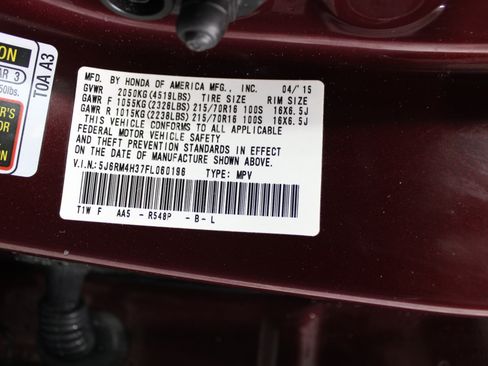 Used 2015 Honda CR-V LX image 35