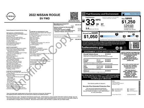 Certified 2022 Nissan Rogue SV FWD image 30