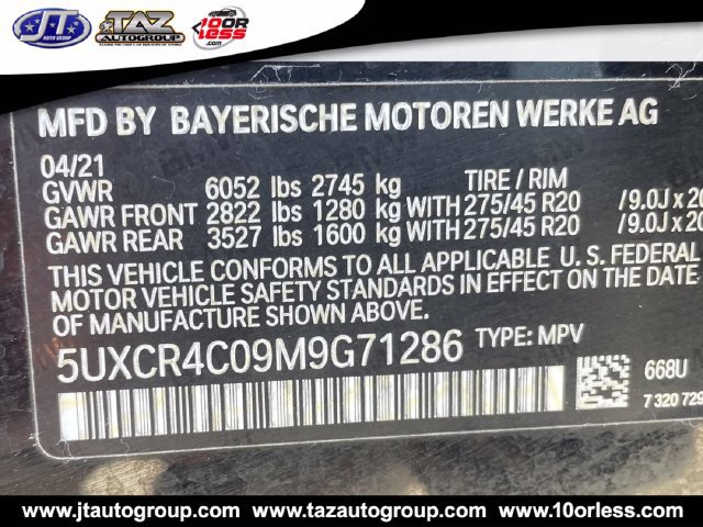 Used 2021 BMW X5 sDrive40i w/ Convenience Package RWD image 19