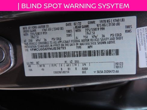 Used 2022 Ford Escape SE w/ SE Sport Appearance Package FWD image 16