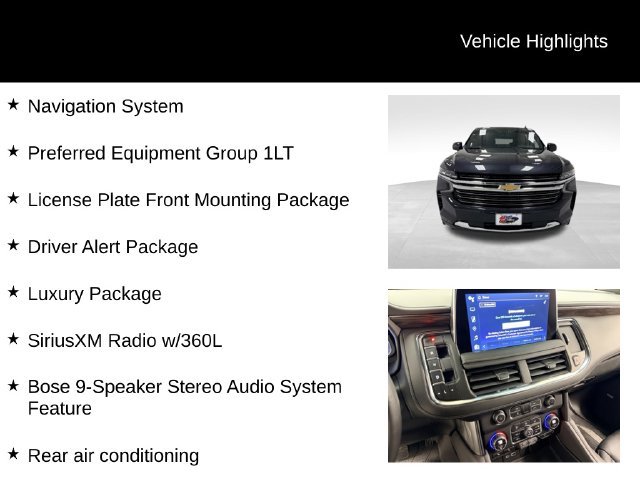 Used 2022 Chevrolet Tahoe LT w/ Luxury Package AWD/4WD image 16