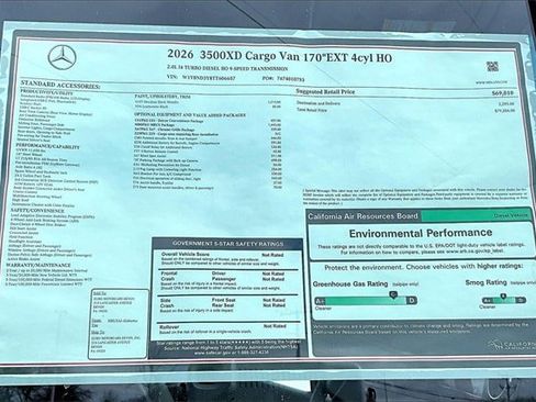 New 2026 Mercedes-Benz Sprinter 3500 image 17