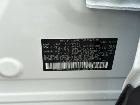 New 2026 Subaru Forester Touring AWD/4WD image 26