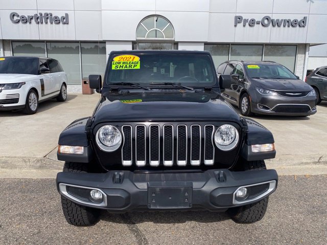 Used 2021 Jeep Wrangler Unlimited Sahara w/ Uconnect 4C Nav & Sound Group AWD/4WD image 9