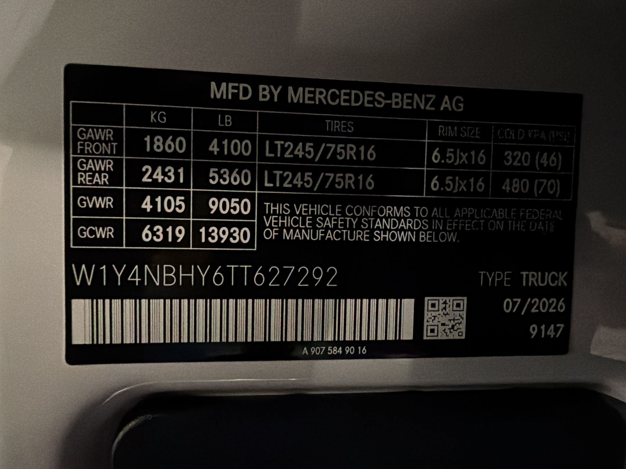 Used 2026 Mercedes-Benz Sprinter 2500 image 26