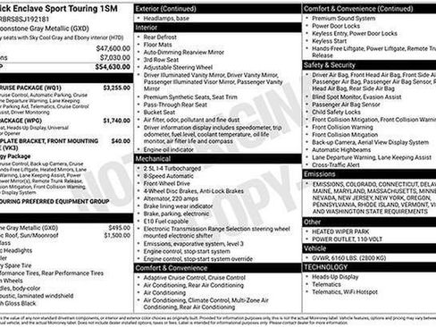 New 2025 Buick Enclave Sport Touring w/ Super Cruise Package image 31