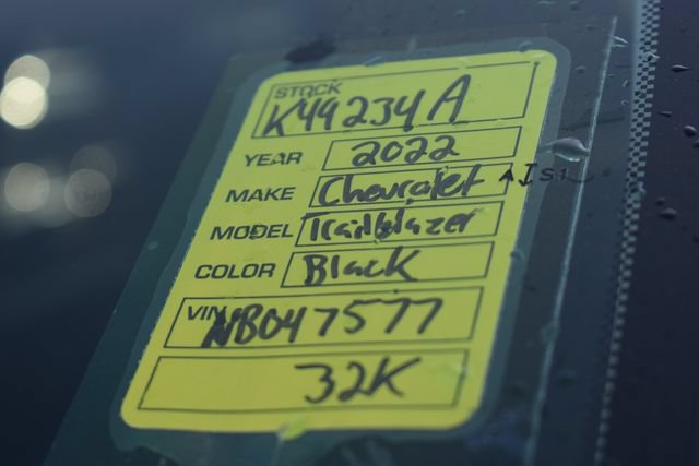 Certified 2022 Chevrolet TrailBlazer LT FWD image 35