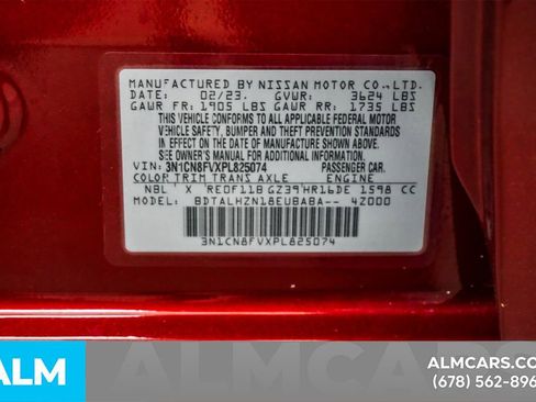 Used 2023 Nissan Versa SR w/ Trunk Package FWD image 57