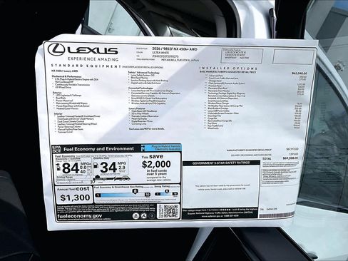 New 2026 Lexus NX 450h+ AWD w/ Luxury Package image 13