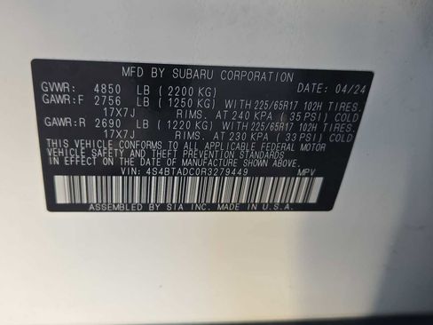 Used 2024 Subaru Outback Premium image 34