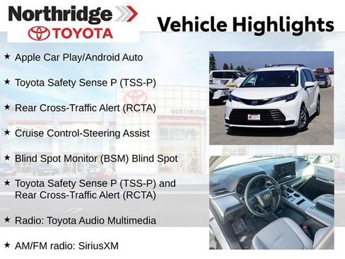 Used 2025 Toyota Sienna LE FWD image 2