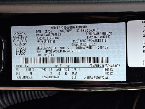 Used 2024 Ford F150 XLT w/ XLT Black Appearance Package AWD/4WD image 27