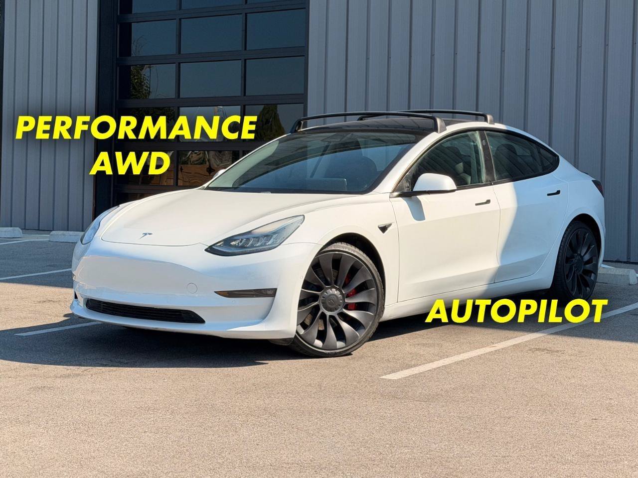 Used 2021 Tesla Model 3 Performance AWD/4WD image 1