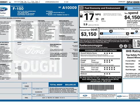 Used 2013 Ford F150 FX4 w/ Luxury Equipment Group AWD/4WD image 2
