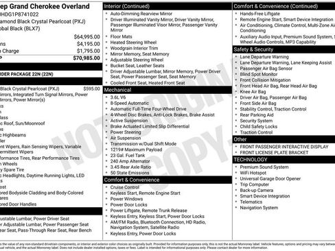 Certified 2023 Jeep Grand Cherokee Overland image 44