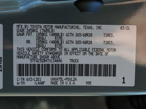 New 2026 Toyota Tundra Limited image 33