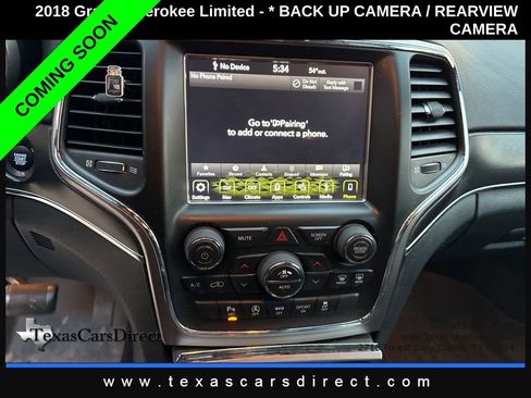 Used 2018 Jeep Grand Cherokee Limited w/ Luxury Group II image 8