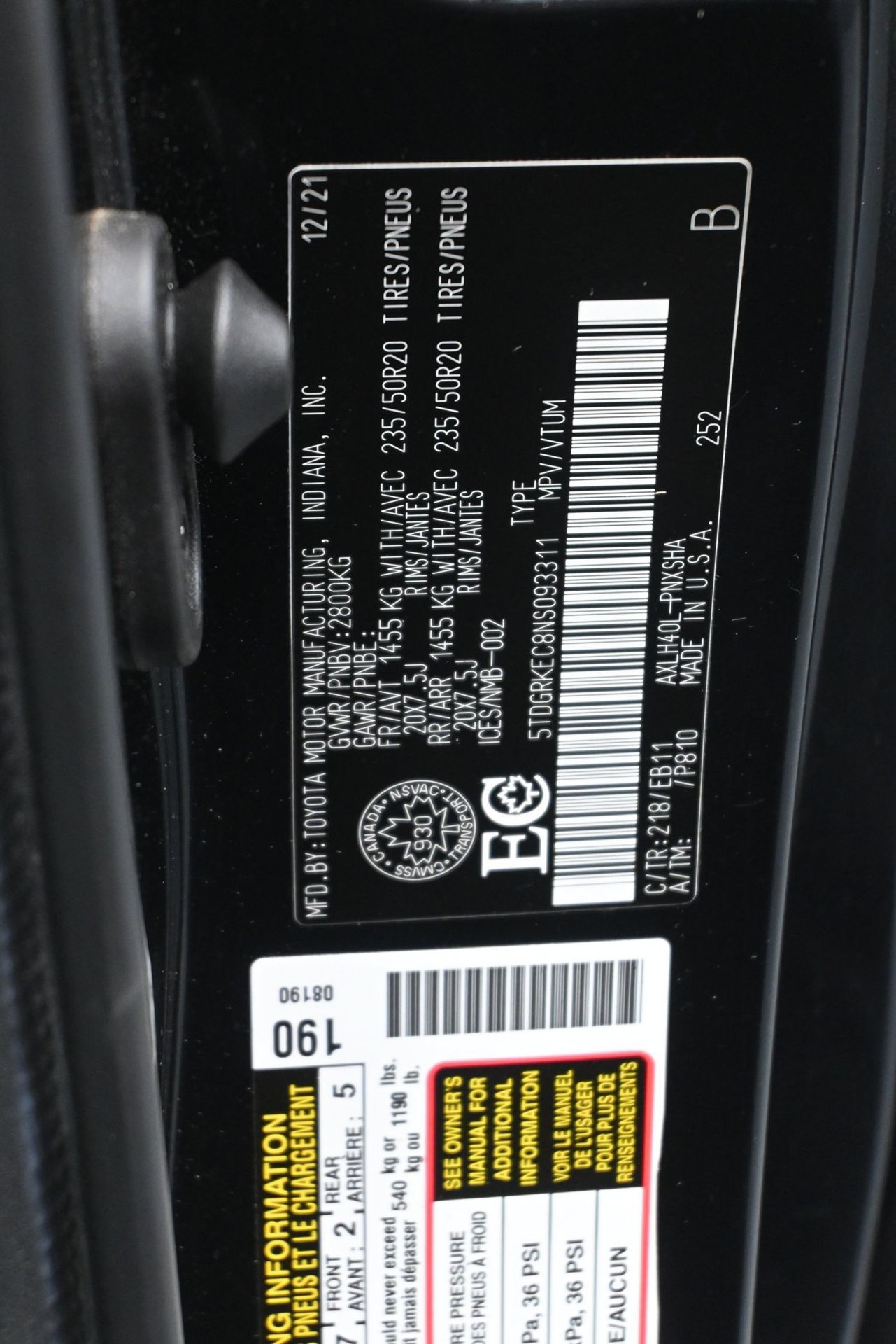 Used 2022 Toyota Sienna XSE FWD image 26