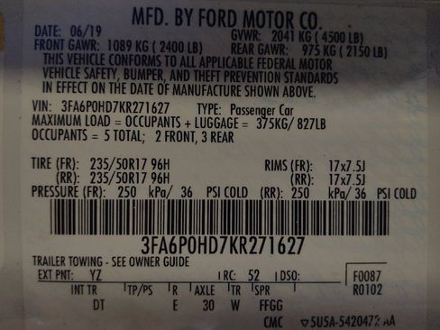 Used 2019 Ford Fusion SE FWD image 33