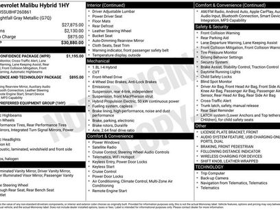 Used 2017 Chevrolet Malibu Hybrid w/ Driver Confidence Package