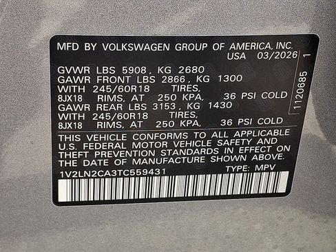 New 2026 Volkswagen Atlas SE AWD/4WD image 17