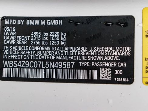 Used 2020 BMW M4 Convertible image 35