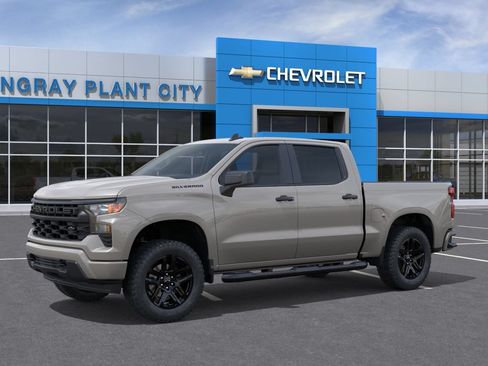 New 2026 Chevrolet Silverado 1500 Custom w/ Turbomax Blackout Package RWD image 2