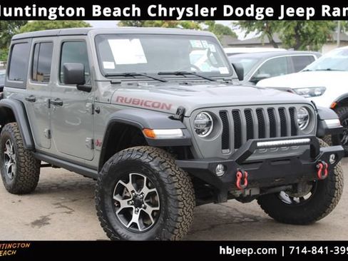 Used 2020 Jeep Wrangler Unlimited Rubicon w/ LED Lighting Group AWD/4WD image 1