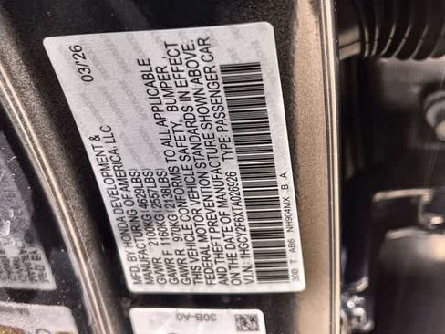 Certified 2026 Honda Accord EX-L image 22