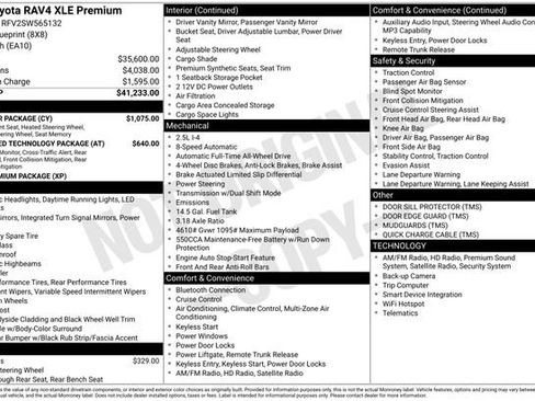 Used 2025 Toyota RAV4 XLE Premium w/ Weather Package AWD/4WD image 36