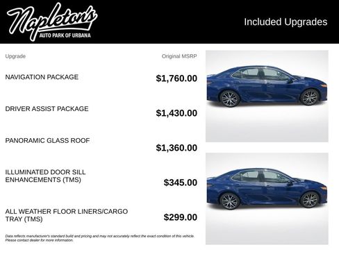 Used 2024 Toyota Camry XLE w/ Navigation Package FWD image 9
