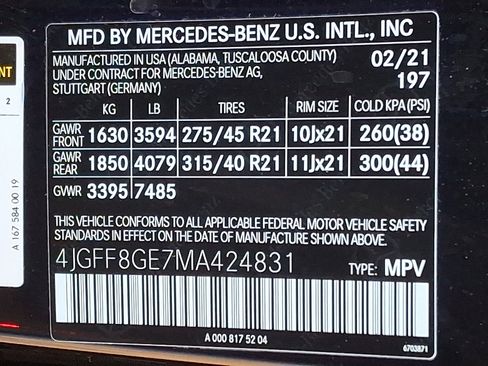 Used 2021 Mercedes-Benz GLS 580 GLS 580 image 29