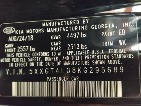 Used 2019 Kia Optima S FWD image 33