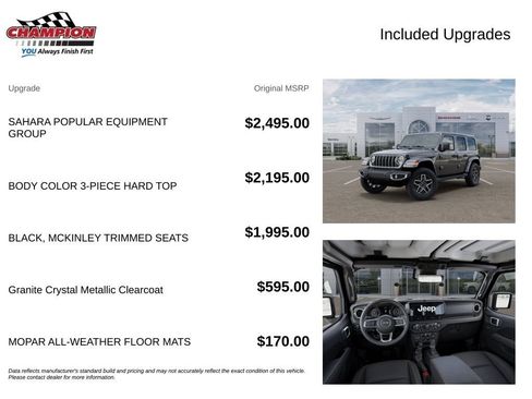 New 2026 Jeep Wrangler Unlimited Sahara AWD/4WD image 6