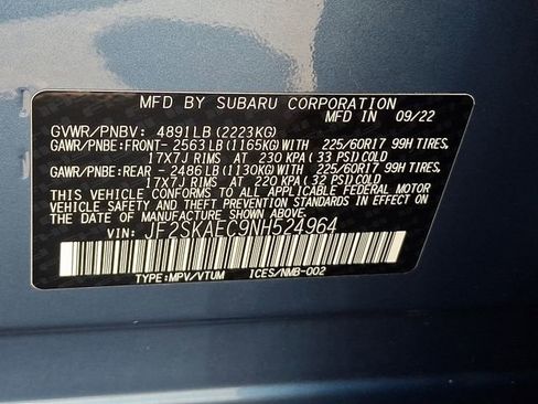Certified 2022 Subaru Forester Premium AWD/4WD image 26