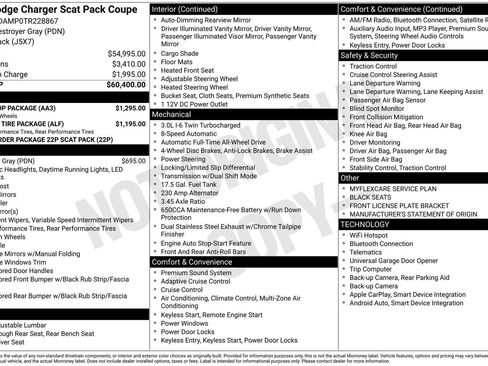 New 2026 Dodge Charger Scat Pack w/ Blacktop Package AWD/4WD image 5