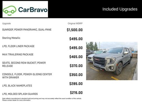 Used 2023 GMC Yukon AT4 w/ LPO, Floor Liner Package image 15