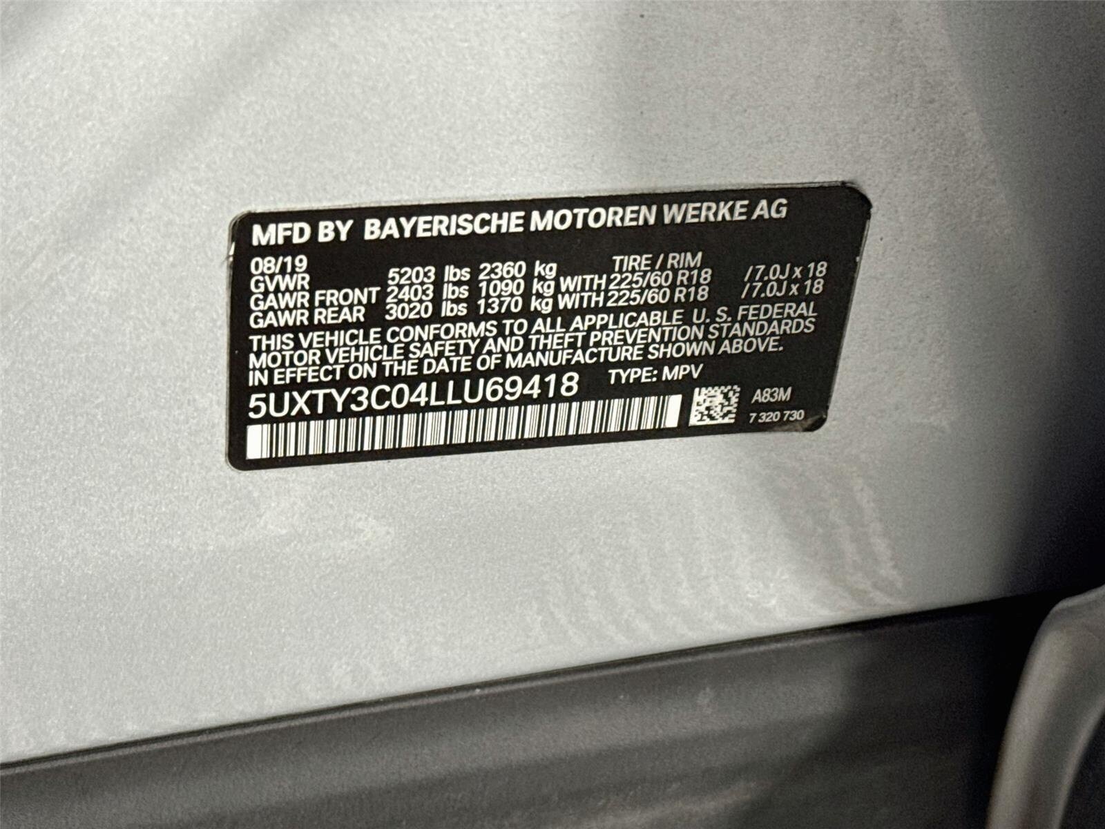 Used 2020 BMW X3 sDrive30i RWD image 33