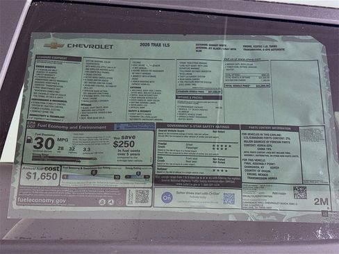 New 2026 Chevrolet Trax LS w/ LS Convenience Package image 20