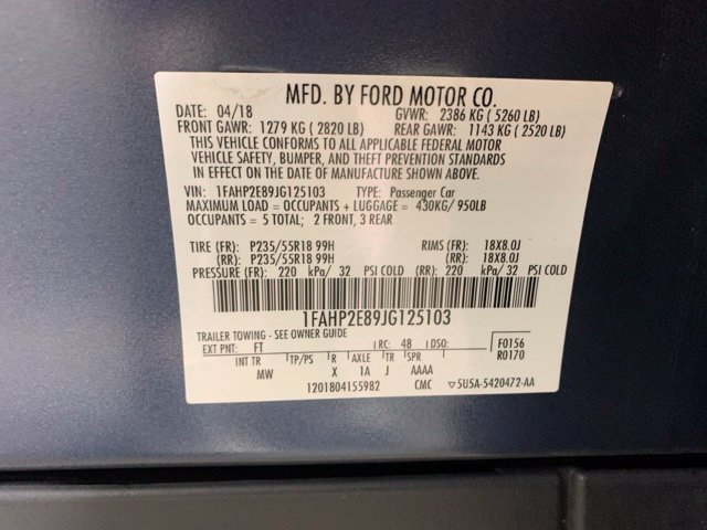 Used 2018 Ford Taurus SEL FWD image 38