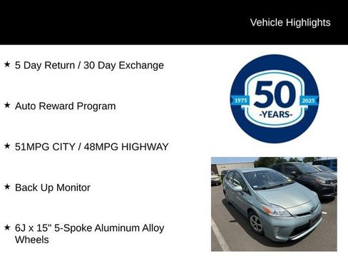 Used 2015 Toyota Prius Two FWD image 5