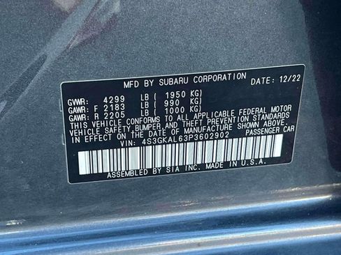 Used 2023 Subaru Impreza 2.0i Sport image 16