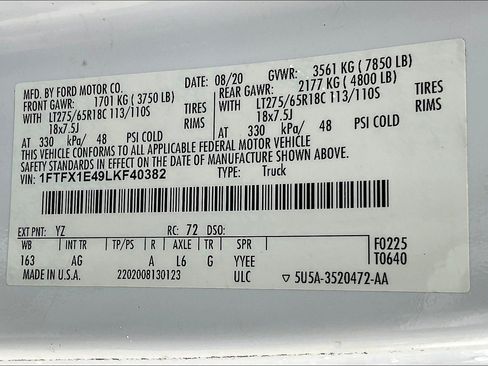 Used 2020 Ford F150 XL w/ Heavy-Duty Payload Package AWD/4WD image 36