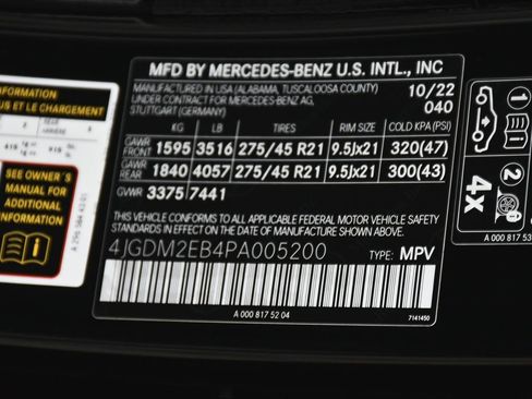 Used 2023 Mercedes-Benz EQS 450+ 4MATIC SUV w/ Pinnacle Trim Package image 23