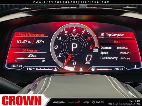 Used 2024 Chevrolet Corvette Z06 w/ Stealth Interior Trim Package RWD image 32